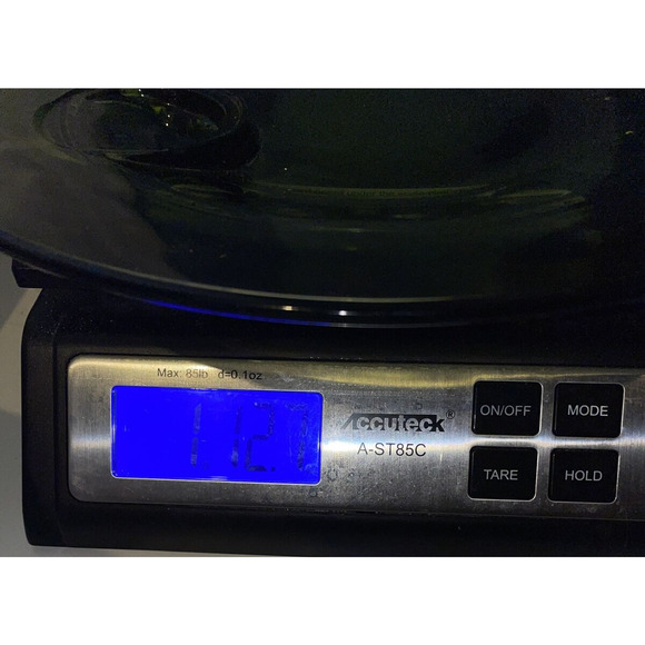 Vintage Indiana Glass Green Kings Crown Thumbprint Snack Plate Six Available - Picture 15 of 15